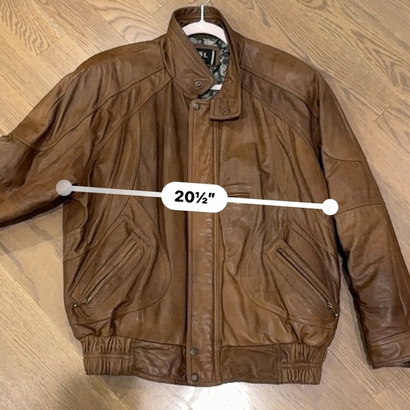 Vtg Saddlery Bomber Jacket L leather y2k bohemian boho - Picture 7 of 8